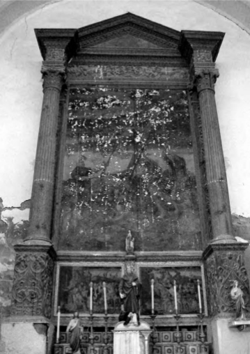 Retaule de la Santa Creu, donat a l’església de Castilsabás (Osca) Autir: Albert Velasco