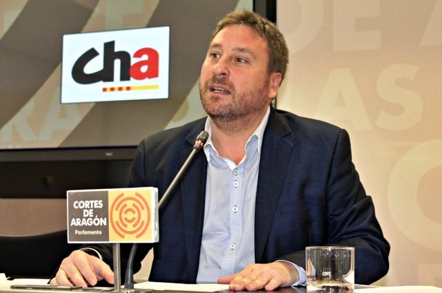 José Luis Soro, presidente de la Chunta Aragonesista.