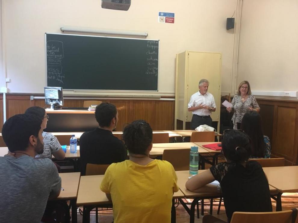 Clases de aragonés en el Campus de Huesca