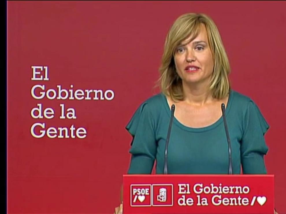 Pilar Alegría también recomienda al líder de la oposición que de respuestas “con hechos”