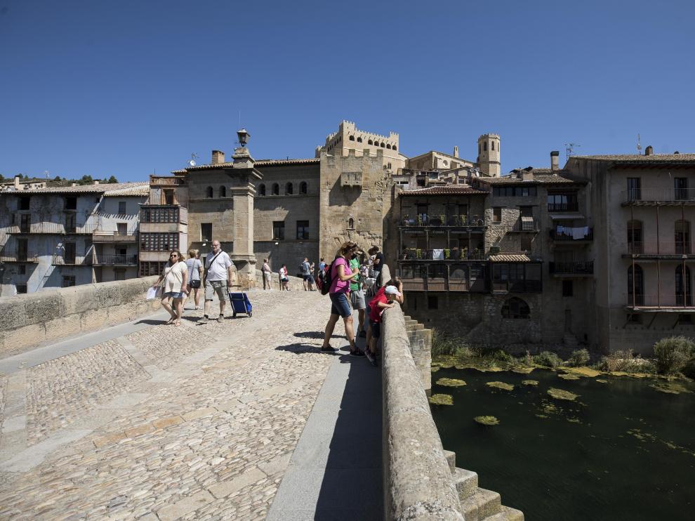 Valderrobres, capital de la comarca del Matarraña/Matarranya.