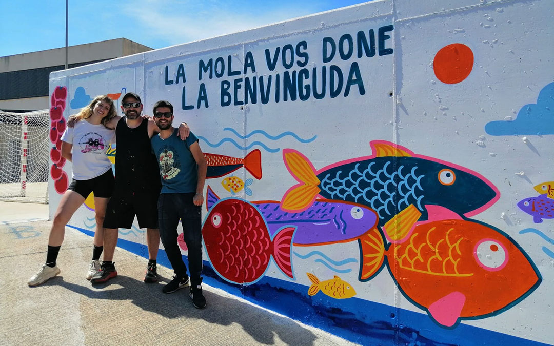 Uno de los murales impulsados durante el desarrollo del proyecto ZOO./ L.C.